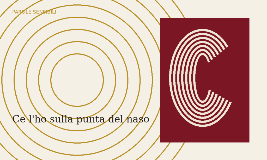 Illustrazione editoriale per l’articolo Ce l’ho sulla punta del naso.